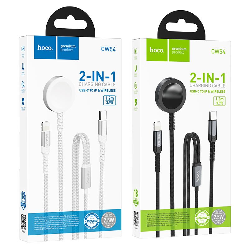 CW54 2 - in - 1 charging cable iP+iWatch - Black - Saif Al Najmi KwWatch CableHocoSaif Al Najmi KwCW54132492CW54 2 - in - 1 charging cable iP+iWatch - Black - Saif Al Najmi Kw