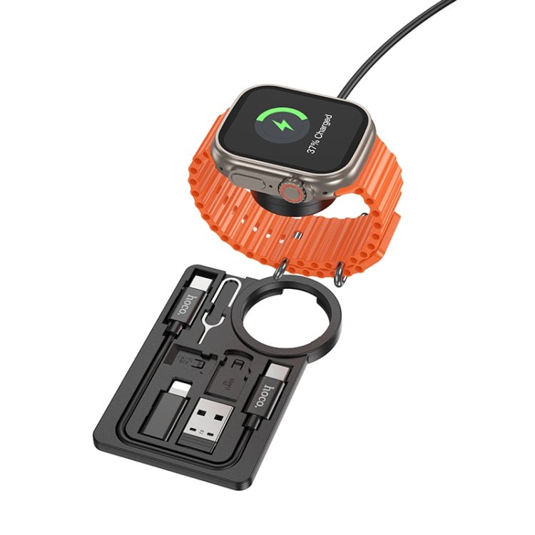 HOCO CW58 Multifunctional Watch Wireless Charger for Apple Watch - Saif Al Najmi KwCable OrganizerHocoSaif Al Najmi Kwcw58HOCO CW58 Multifunctional Watch Wireless Charger for Apple Watch - Saif Al Najmi Kw