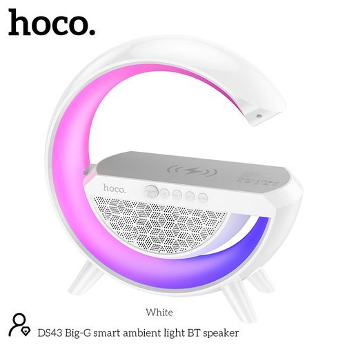 Hoco DS43 Big - G Smart Ambient Wireless Charging BT Speaker - Saif Al Najmi KwWireless SpeakersHocoSaif Al Najmi KwDS43132944Hoco DS43 Big - G Smart Ambient Wireless Charging BT Speaker - Saif Al Najmi Kw