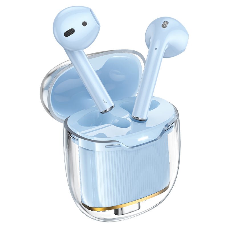 Hoco EW52 Lilly true wireless BT headset - blue - Saif Al Najmi KwEarpodshocoSaif Al Najmi KwEW52Hoco EW52 Lilly true wireless BT headset - blue - Saif Al Najmi Kw