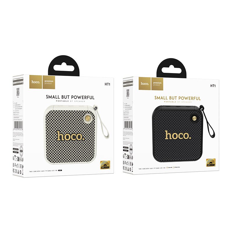 Hoco HT1 Premium Wireless Sports Speaker – 8W Portable Bluetooth Sound with TF, USB & AUX Support - Saif Al Najmi KwSpeakerHocoSaif Al Najmi KwWhiteHoco HT1 Premium Wireless Sports Speaker – 8W Portable Bluetooth Sound with TF, USB & AUX Support