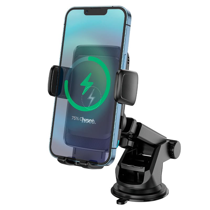 Hoco S35 15W Wireless Car Charger – Smart Alignment Air Vent Mount - Saif Al Najmi KwCar ChargersHocoSaif Al Najmi KwS35-HOCOHoco S35 15W Wireless Car Charger – Smart Alignment Air Vent Mount