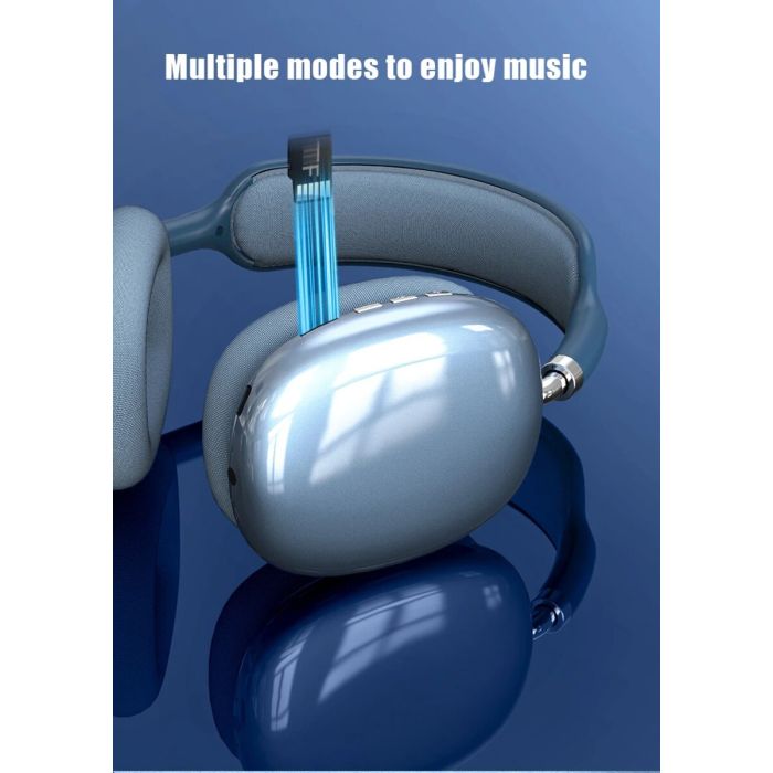 Hoco W35 Air Triumph BT headset - blue - Saif Al Najmi Kw
