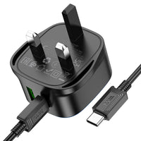 CS32B Rich PD20W QC3.0 Wall Charger with UK Cable Set