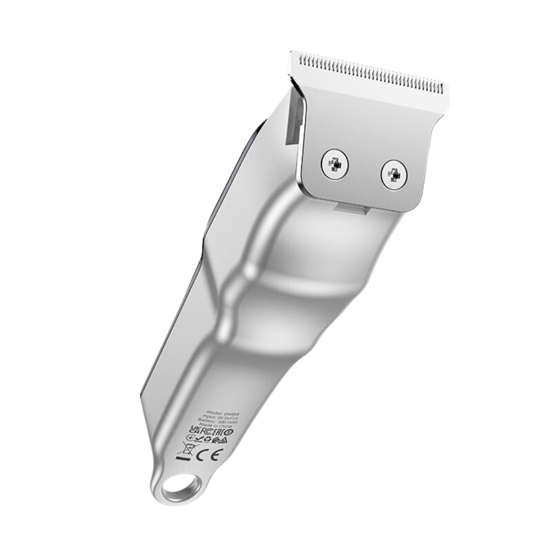 HOCO DAR59 Rechargeable Hair Clipper 7000 RPM for Hair, Beard & Body – Silver