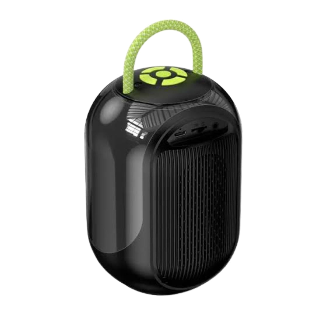 HOCO DS68 Cool RGB Bluetooth Speaker with Dual Wireless Microphones – 10W – Black