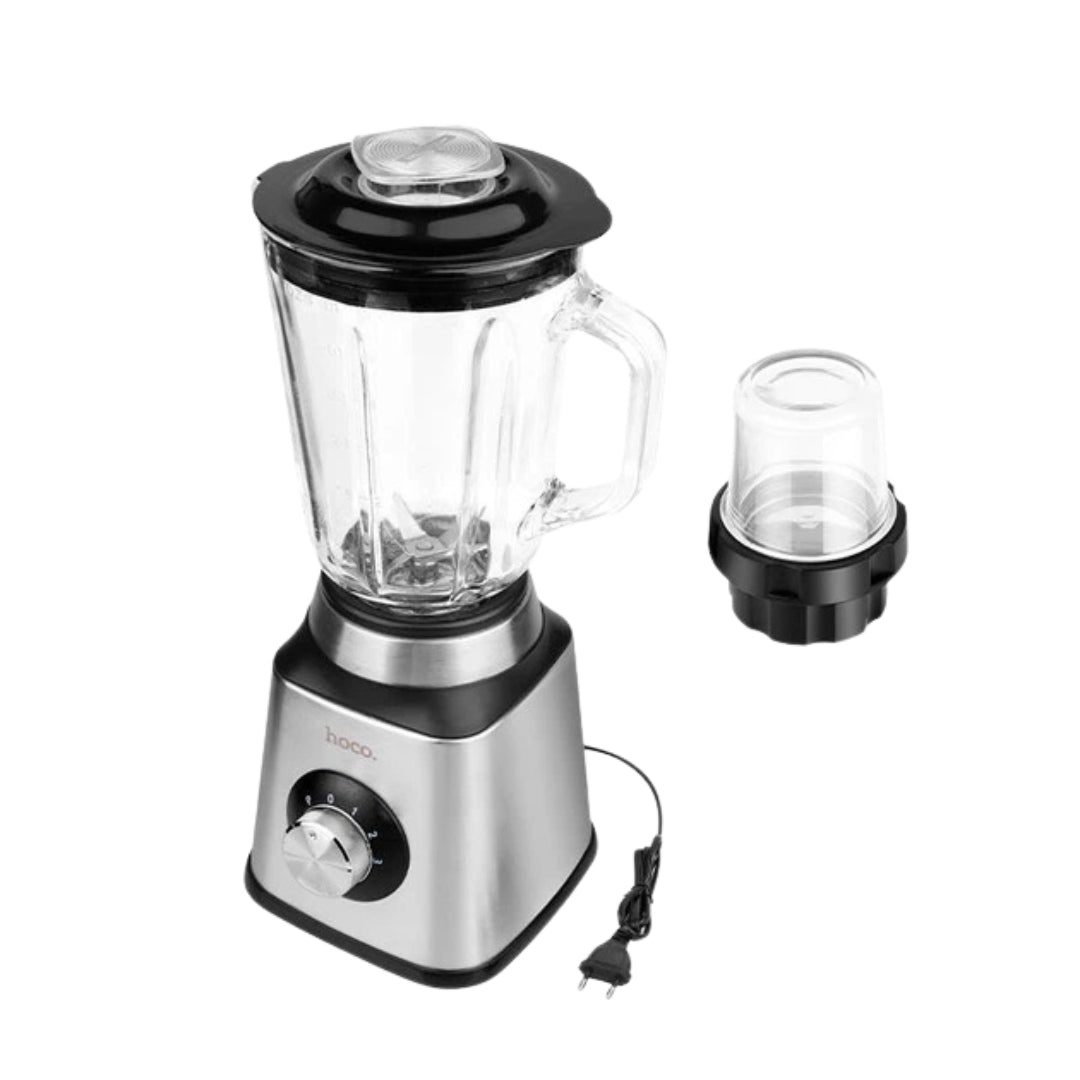 HOCO HA04A Plus 2-in-1 Blender & Grinder 1.5L – Silver