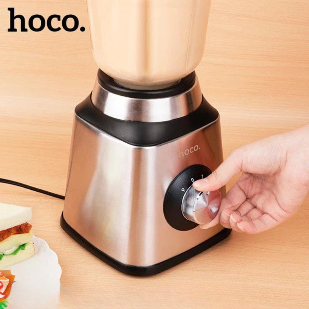 HOCO HA04A Plus 2-in-1 Blender & Grinder 1.5L – Silver