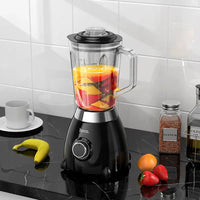 HOCO HE33 Retro Juicer Blender 1.5L 500W with Glass Jar – Black