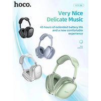 Hoco W35 Air Triumph BT headset - blue - Saif Al Najmi Kw