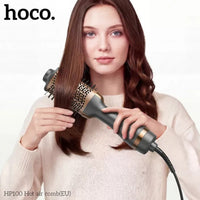 HOCO HP100 Hot Air Styling Brush – Hair Dryer, Straightener & Volumizer