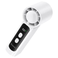 HOCO HX601 High-Speed Portable Handheld & Desktop Fan with 100 Airflow Levels – White