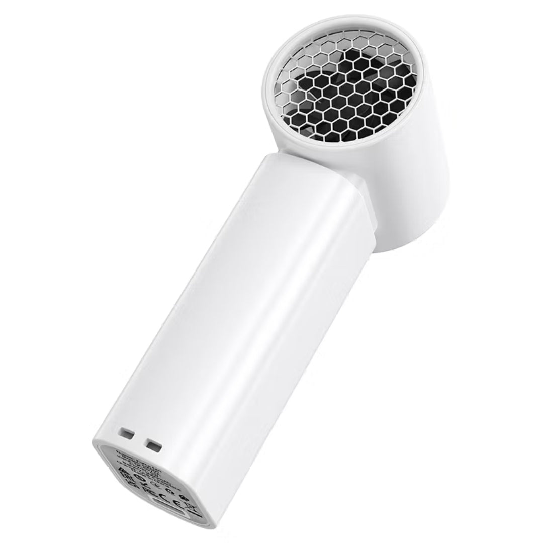 HOCO HX601 High-Speed Portable Handheld & Desktop Fan with 100 Airflow Levels – White