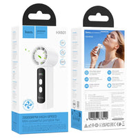 HOCO HX601 High-Speed Portable Handheld & Desktop Fan with 100 Airflow Levels – White