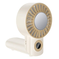 HOCO HX605 Ice Pack Series Foldable Semiconductor Cooling Fan with Digital Display – Beige