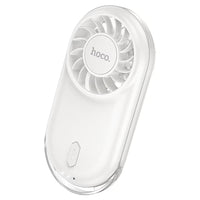 HOCO HX611 Ultra-Thin Pocket Portable Fan with 3 Airflow Levels – White