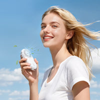 HOCO HX611 Ultra-Thin Pocket Portable Fan with 3 Airflow Levels – White