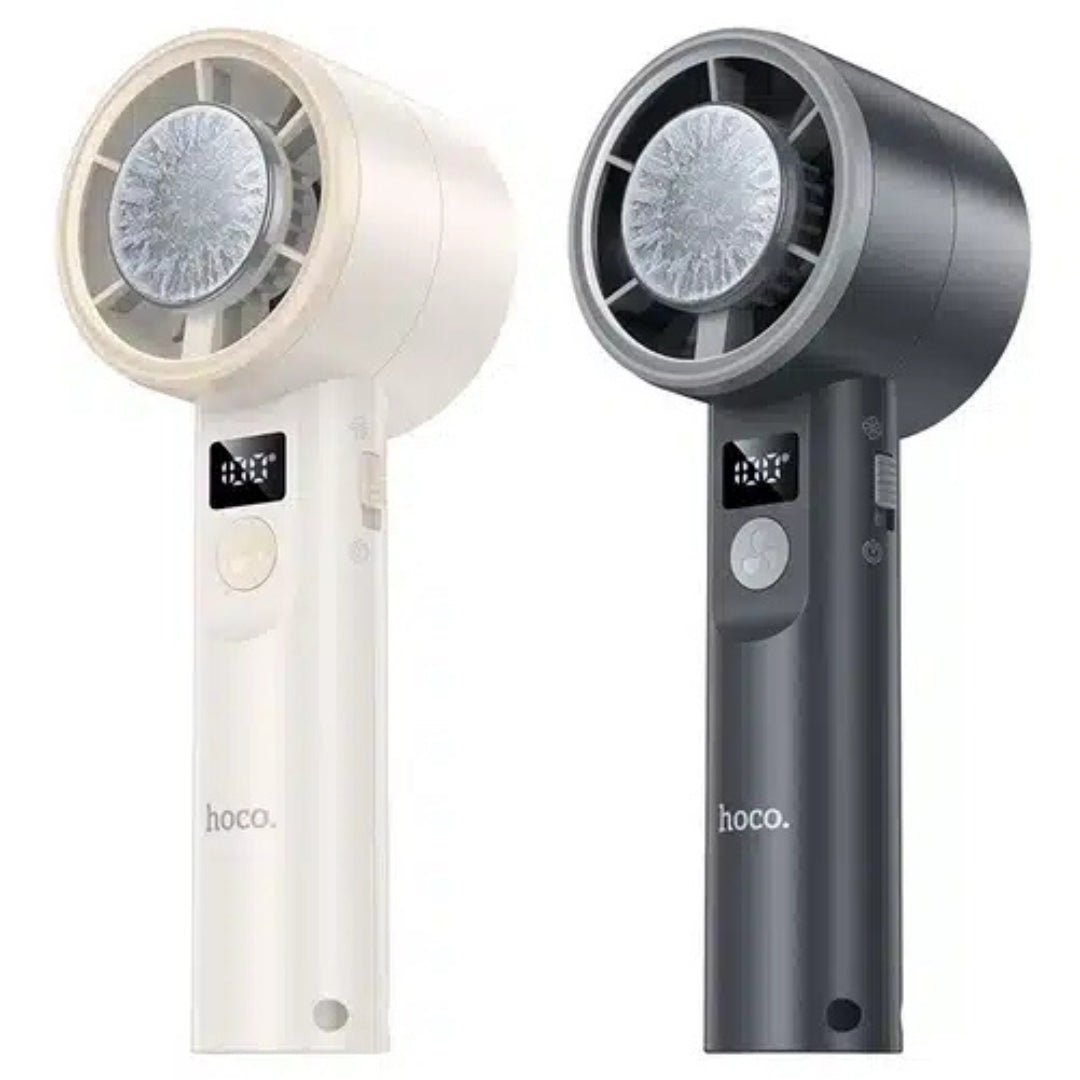 HOCO HX612 Ice Pack Portable Cooling Fan with 200 Airflow Levels & LED Display