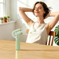HOCO HX614 Spray Series Portable Fan with Humidifier, 100-Speed Airflow & LED Display – 4 Colors