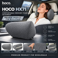 HOCO HX71 Comfortable Memory Foam Headrest – Space Gray