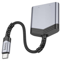 Hoco Adapter Type - C to 2 × Type - C “LS40” audio converter - Saif Al Najmi KwSaif Al Najmi KwSaif Al Najmi KwHoco Adapter Type - C to 2 × Type - C “LS40” audio converter