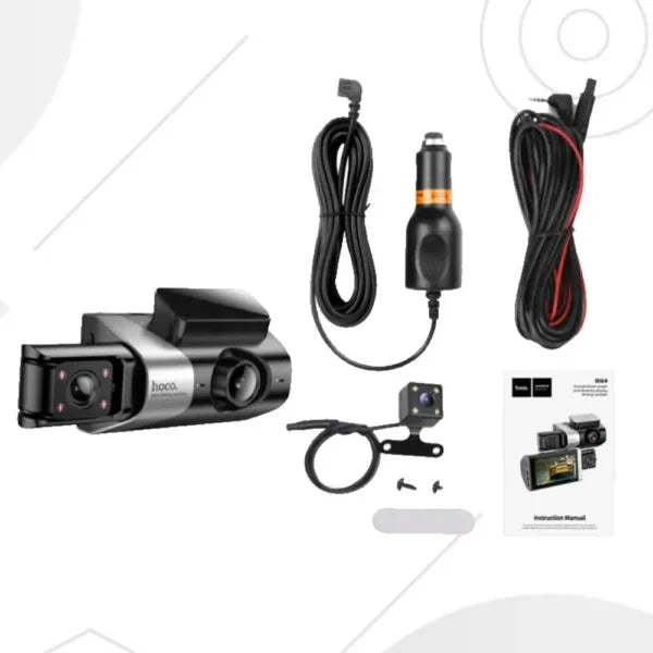 HOCO DI64 Triumph 3 - Screen WiFi Dash Cam – Simultaneous Display Recorder - Saif Al Najmi KwCar Dash CameraHocoSaif Al Najmi KwHOCO DI64 Triumph 3 - Screen WiFi Dash Cam – Simultaneous Display Recorder