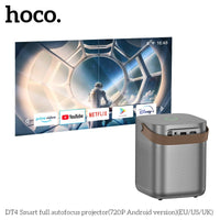 Hoco DT4 Smart Autofocus Projector – Android 720P Portable Home Cinema - Saif Al Najmi KwPROJECTORHocoSaif Al Najmi KwHoco DT4 Smart Autofocus Projector – Android 720P Portable Home Cinema