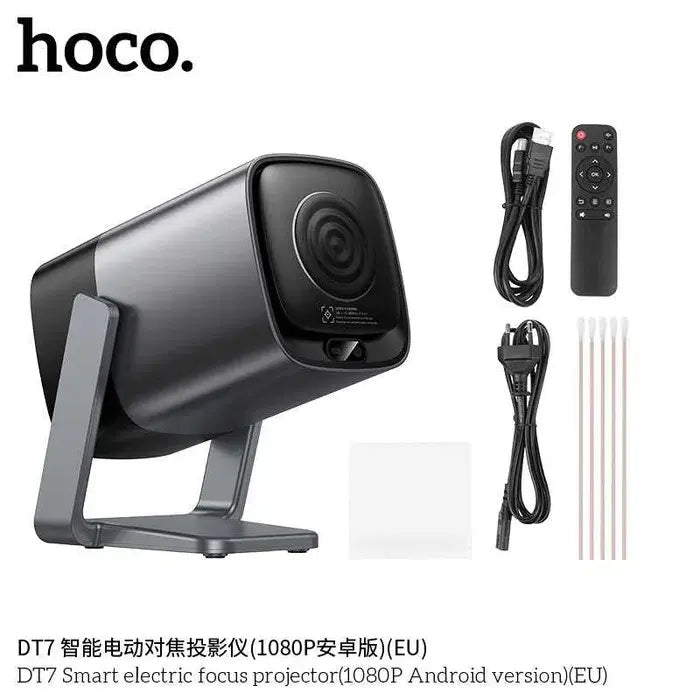 HOCO DT7 1080P HD Smart Android Cinematic Projector - Saif Al Najmi KwPROJECTORHocoSaif Al Najmi KwHOCO DT7 1080P HD Smart Android Cinematic Projector