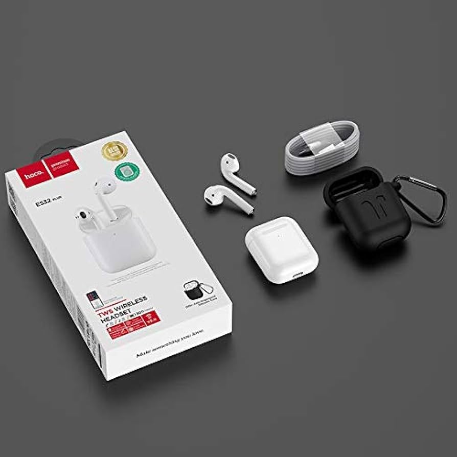 Hoco Earbuds With Charging Case – HD Sound - Es32 / es32plus - Saif Al Najmi KwSaif Al Najmi KwSaif Al Najmi Kwes32 plus-hocoHoco Earbuds With Charging Case – HD Sound - Es32 / es32plus