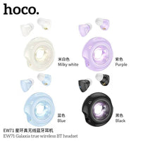 HOCO EW71 Mini Donut Shape Wireless Bluetooth 5.4 Earphone with Atmosphere Light Candy Color Music HiFi Stereo Audio TWS Earbuds - Saif Al Najmi KwSaif Al Najmi KwSaif Al Najmi KwBlueHOCO EW71 Mini Donut Shape Wireless Bluetooth 5.4 Earphone with Atmosphere Light Candy Color Music HiFi Stereo Audio TWS Earbuds