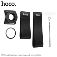 HOCO GT20 Magnetic Wrist Phone Holder Adjustable Sports Armband - Saif Al Najmi KwPhone HolderHocoSaif Al Najmi KwHOCO GT20 Magnetic Wrist Phone Holder Adjustable Sports Armband