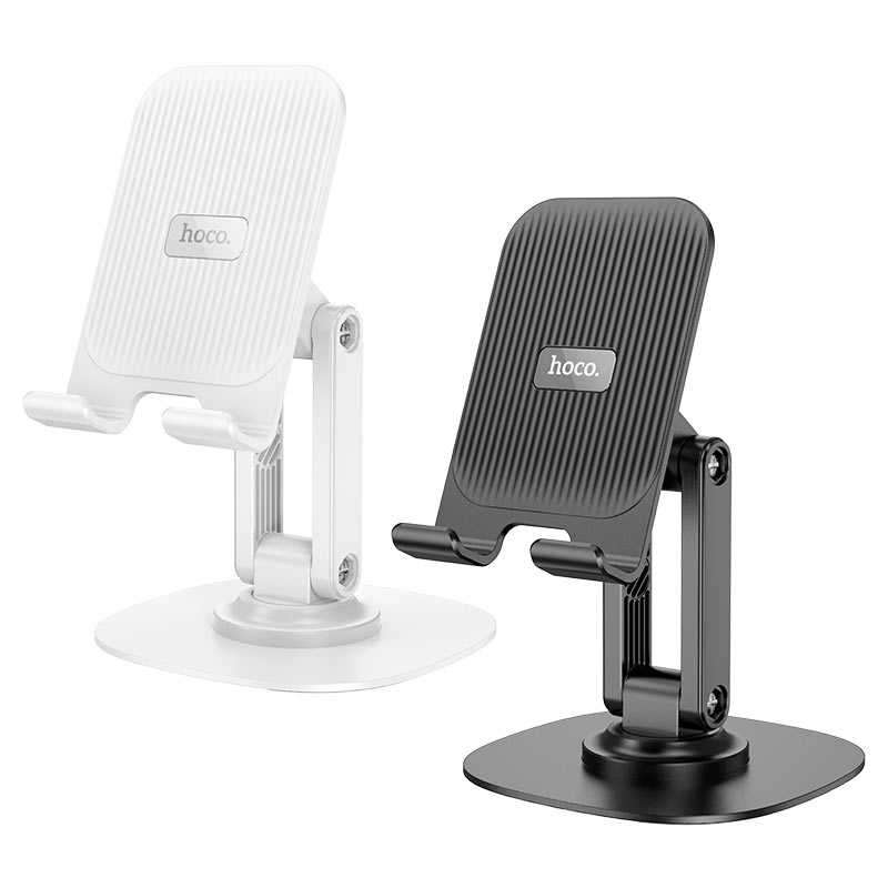 HOCO HD6 Winner Tabletop Holder – 360° Rotating Desktop Phone Stand - Saif Al Najmi KwPhone HolderHocoSaif Al Najmi KwBlackHOCO HD6 Winner Tabletop Holder – 360° Rotating Desktop Phone Stand