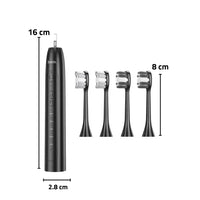 Hoco HP60 Rechargeable Electric Toothbrush – 4 Replacement Heads Included - Saif Al Najmi KwMens GroomingHocoSaif Al Najmi KwHoco HP60 Rechargeable Electric Toothbrush – 4 Replacement Heads Included