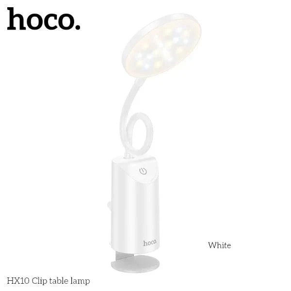 Hoco HX10 Clamp Desk Lamp – Adjustable Brightness Light - Saif Al Najmi KwLED LightHocoSaif Al Najmi Kwhx10-hocoHoco HX10 Clamp Desk Lamp – Adjustable Brightness Light