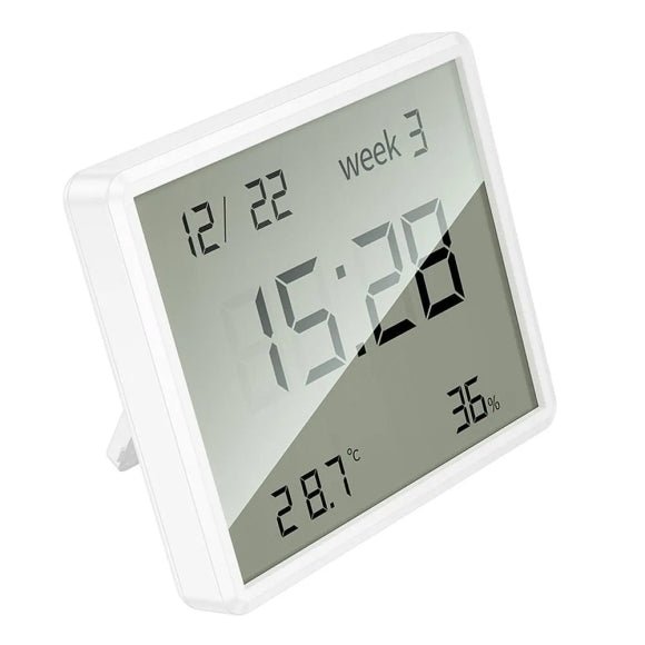Hoco HX41 Hygrothermometer - White, Compact and Accurate Temperature & Humidity Meter (77x68x12mm) - Saif Al Najmi KwgadgetsHocoSaif Al Najmi KwHoco HX41 Hygrothermometer - White, Compact and Accurate Temperature & Humidity Meter (77x68x12mm) - Saif Al Najmi Kw