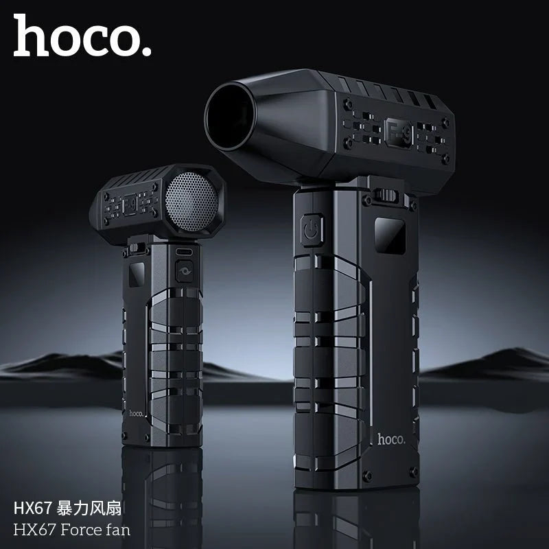 Hoco HX67 Ultra - High Speed Portable Fan – 80,000 RPM Turbo Cooling Mini Blower - Saif Al Najmi KwFansHocoSaif Al Najmi KwHoco HX67 Ultra - High Speed Portable Fan – 80,000 RPM Turbo Cooling Mini Blower