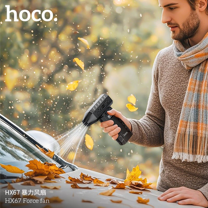 Hoco HX67 Ultra - High Speed Portable Fan – 80,000 RPM Turbo Cooling Mini Blower - Saif Al Najmi KwFansHocoSaif Al Najmi KwHoco HX67 Ultra - High Speed Portable Fan – 80,000 RPM Turbo Cooling Mini Blower