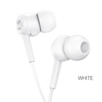 M82 La musique universal earphones with mic - white - Saif Al Najmi Kw