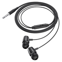 M88 Graceful universal earphones with mic - black - Saif Al Najmi Kw