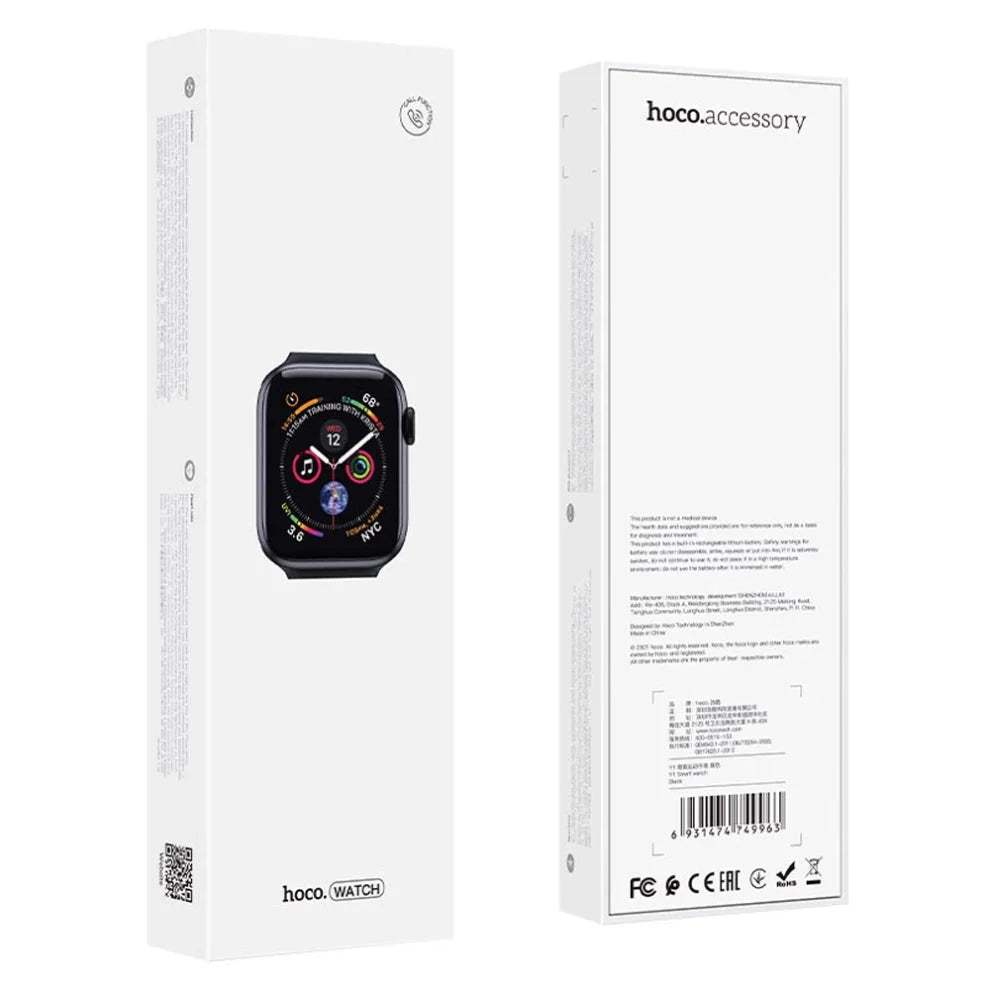 Hoco Smart watch Y1 - 44mm - Saif Al Najmi KwSmart WatchesSaif Al Najmi KwSaif Al Najmi KwHoco Smart watch Y1 - 44mm