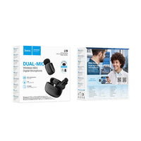 Hoco L19 Graceful Dual Mic Lavalier Wireless Microphone