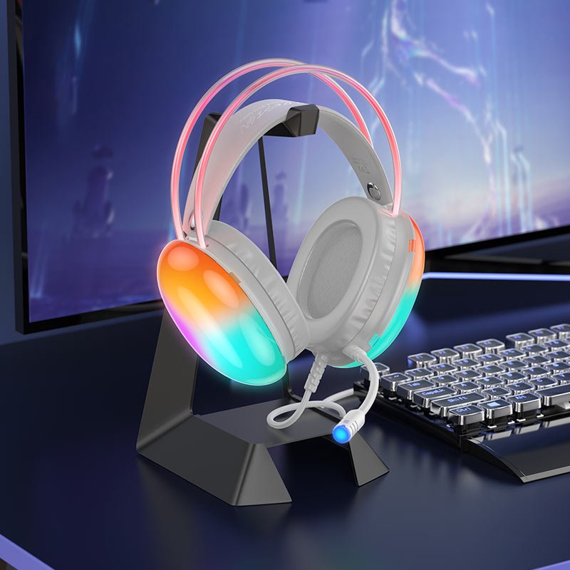 W109 Rich gaming headphones - White - Saif Al Najmi KwHeadphonesHocoSaif Al Najmi KwW109132523W109 Rich gaming headphones - White - Saif Al Najmi Kw