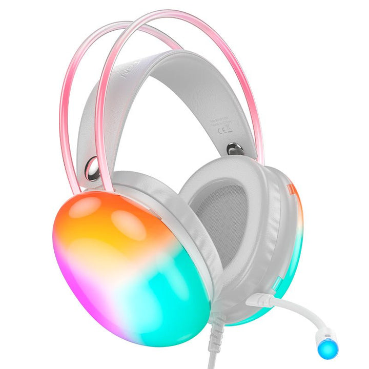 W109 Rich gaming headphones - White - Saif Al Najmi KwHeadphonesHocoSaif Al Najmi KwW109132523W109 Rich gaming headphones - White - Saif Al Najmi Kw