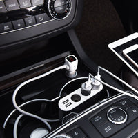 Z13 LCD one - pull - three car charger - silver - Saif Al Najmi KwCar ChargersHocoSaif Al Najmi KwZ13127400Z13 LCD one - pull - three car charger - silver - Saif Al Najmi Kw