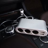 Z13 LCD one - pull - three car charger - silver - Saif Al Najmi KwCar ChargersHocoSaif Al Najmi KwZ13127400Z13 LCD one - pull - three car charger - silver - Saif Al Najmi Kw